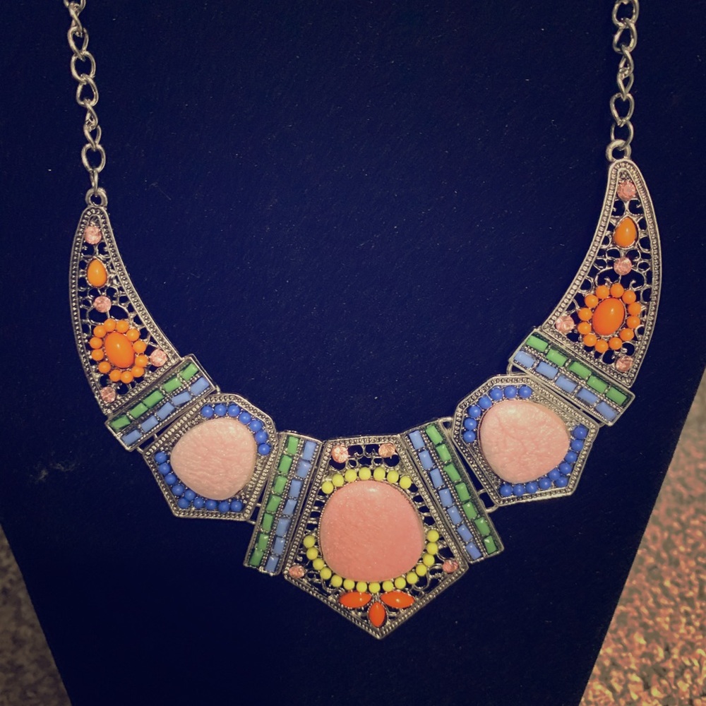 Tribal necklace set.